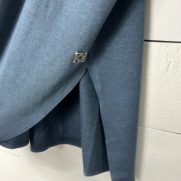 NWT Natori Women's Terry Lounge Zen Top in Blue Size Medium - Picture 4 of 5